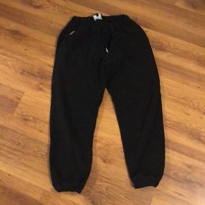 Black jogger sweatpants